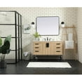 thumbnail image 6 of Elegant Decor Eugene 48" Aluminum Iron MDF Single Bathroom Vanity in Mango Wood, 6 of 8
