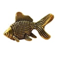 thumbnail image 2 of Brass Golden Wealth Statue de animales Figuras Arte en miniatura Ornament Regalo coleccionable para la decoración del automóvil del, 2 of 9
