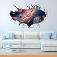 thumbnail image 6 of Cosmos Outer Space Wall Sticker Kindergarten Bathroom Children Room, 6 of 7