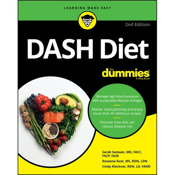 Dash Diet for Dummies, (Paperback)