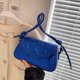 thumbnail image 3 of Bolsa de hombro con lentejuelas para mujer de mano con nudo de corbata de cuero para las axilas (Azul) Ehuebsd Para Estrenar, 3 of 9