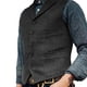 thumbnail image 2 of Chaleco de hombre primavera y otoño Casual versión coreana moda nueva Slim Fit abrigo de una botonadura chaleco camiseta sin mangas, 2 of 5