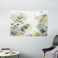 thumbnail image 2 of Ambesonne Eucalyptus Leaves Tapestry Wall Hanging, Pastel Meadow, 60"x40", Laurel Green Blue Cream, 2 of 3