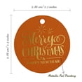 thumbnail image 6 of Inkdotpot Gold Foil Paper Hang Tags Merry Christmas & Happy New Year Text Favor Tags 100 Pieces, 6 of 7