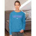 thumbnail image 2 of Las Vegas Usa Sports Style Sweatshirt Women -Image by Shutterstock, Female 5X-Large, 2 of 4