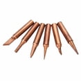 thumbnail image 6 of 6pcs Soldering Tips Copper Solder Iron Tips Lead Free Soldering Welding Tool Set For 936 937 938 969 8586 852D Soldering Station, 6 of 12
