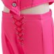 thumbnail image 4 of Disfraz de Barbie para niñas, chaleco rosa, pantalones largos con bufanda, disfraz de película, traje de Cosplay para niños, vestido elegante de Carnaval de Halloween, 4 of 4