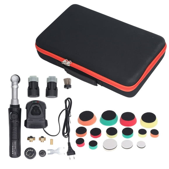 Cordless Polisher 5 Speed Adjustable Mini Rechargeable Polisher Polishing Machine 100?240V for Car EU Plug