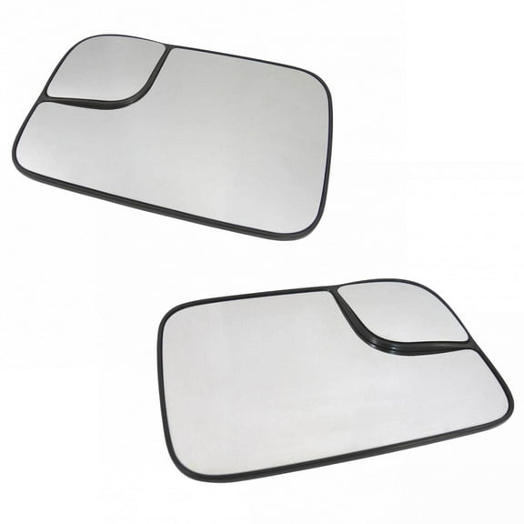 Trail Ridge Towing Mirror Glass Heated LH RH Kit Pair for 94-10 Dodge Ram Pickup TR00883