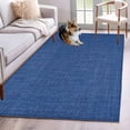 thumbnail image 2 of Navy Blue Large Area Rugs for Bedroom Living Room, Soft Non Slip Carpet Bedside Rug, Vintage Country Monochrome Farmhouse Rectangular Floor Cover Kitchen Accent Rug 3'x5' for Dining Room/Office, 2 of 9