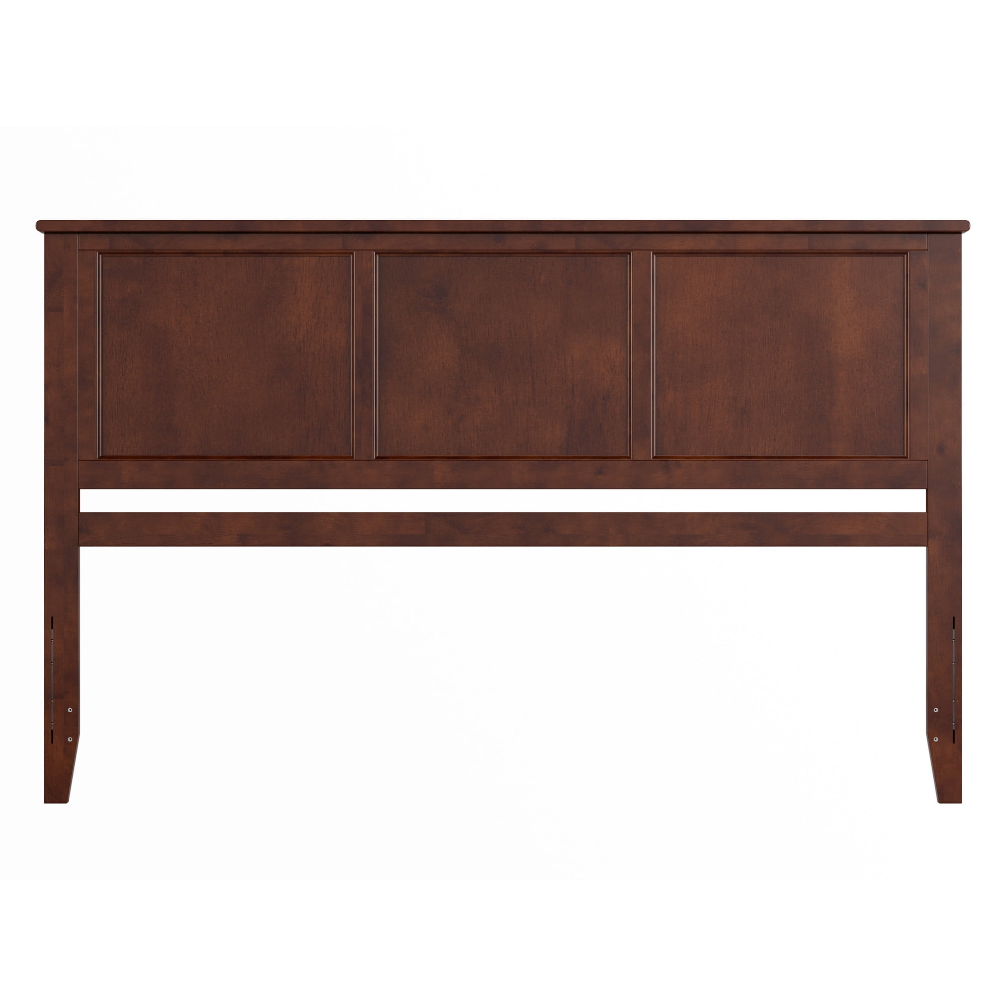 AFI Madison King Solid Wood Panel Headboard, Walnut
