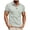 Gray, variant on Gifts Dianli Shirts for Men Solid Color Button Pullover Shirt with Lapel Collar Short Sleeves Lightweight Breathable Cotton-Like Loose-Fit Casual Tee Everyday Travel
