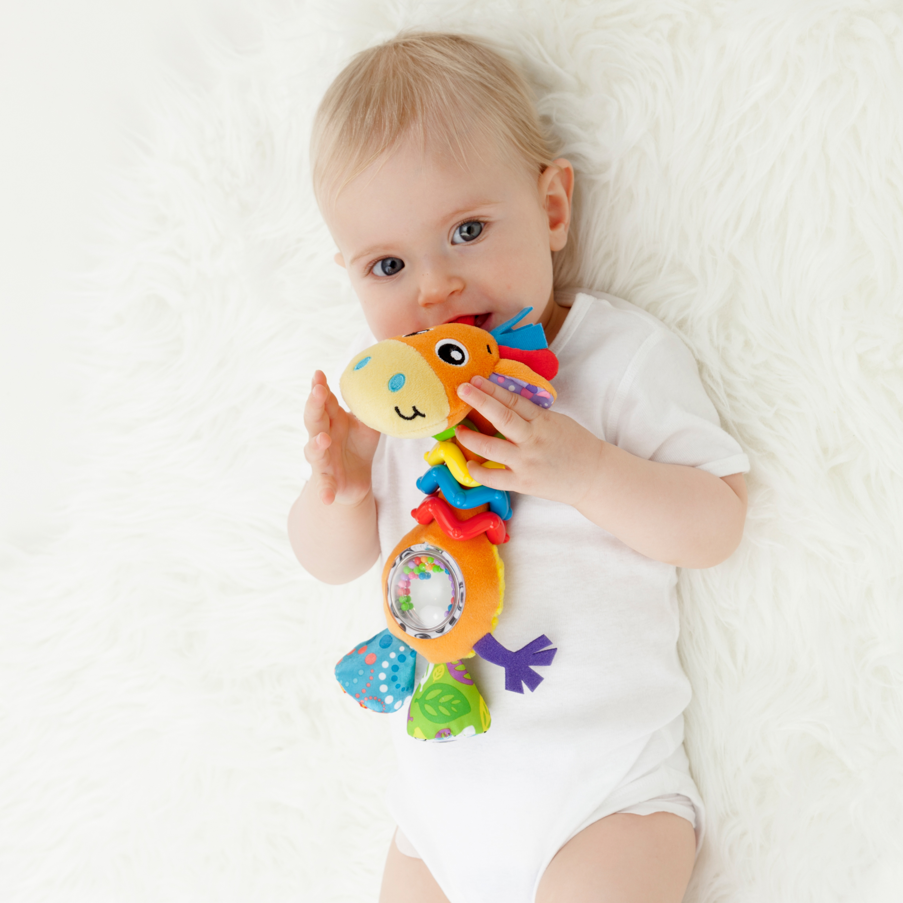 Playgro's Best Gift Set, 2-in-1 Baby Toy Bundle with My Bead Buddy Giraffe and Discovery Ball - image 5 of 12