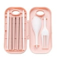 thumbnail image 2 of SPRING PARK Portable Cutlery, Healthy Eco-Friendly Spoon Fork Tableware Set，Creative gifts for Mother's Day Party, Holidays, Anniversary ,Tableware Sets, 2 of 7