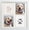 White, variant on Ink & Clay Paw Print Kit for Dog Cat,Clean-Touch Ink Pad & Soft Clay,Pet Paw Print Impression Kit Large Area,Keepsake Frame for 1-2 Pets,Cat/Dog Gifts