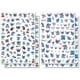 thumbnail image 2 of Nail Art Stickers Cute Cartoon Nail Art Decals 3D Self Adhesive Nail Sticker Kawaii Designer Anime Nail Stickers for Girls Kids Women Manicure Tips De, 2 of 2