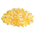 thumbnail image 1 of Uxcell 500-Pack Pom Poms para Manualidades, 0.39" (10mm) Poliéster Serie Amarilla Suave y Esponjosa Bolas de Pompones Multicolores, 1 of 7