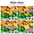 thumbnail image 4 of PIKWEEK  Gay Pride Rainbow Hearts for Valentines Day Round Tablecloth, Fitted Round Table Cloth with Elastic Edge Wipeable Table Protector for Indoor Outdoor Party Picnic, 4 of 7