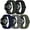 Black/ArmyGreen/DarkGray/DarkBlue/Streaks, variant on 5 Pack Stretchy Bands Compatible with Samsung Galaxy Watch 7 6 5 4 FE Band 40mm 44mm 45mm/Watch 6 4 Classic 4 42mm 46mm 43mm 47mm/Active 2,20mm Soft Nylon Solo Loop Band Elastic Strap