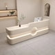 thumbnail image 2 of Front Bar Counter Reception Desk Podium Cashier Hospital Study Reception Desks Beauty Salon Modern Bureau Meuble Bar Furniture My Lux Decor Round, 2 of 14