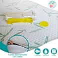 thumbnail image 2 of Colchon de Cuna de bebe Impermeable de Bambú Colchones Dorm Cuna 70x130x10, 2 of 4