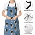 thumbnail image 6 of Picia Astronaut Waterproof Apron for Unisex Adult - Adjustable Bib Apron with Pockets, Ideal for Cooking, Gardening, Painting, and Household Chores, 6 of 9