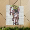 thumbnail image 6 of Biking by Pointillism - Canvas, 6 of 10