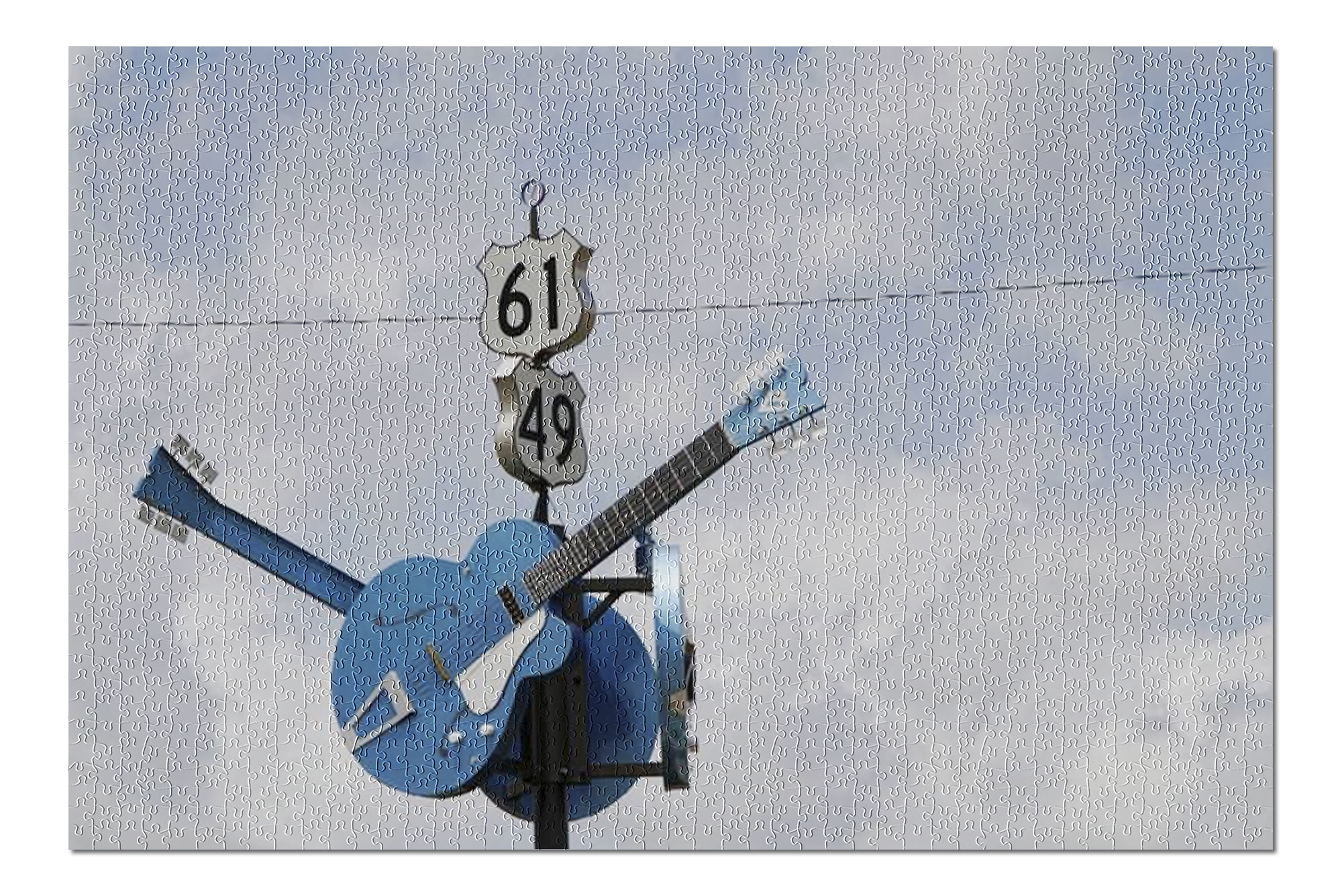 Clarksdale Mississippi Devil s Crossroads Blue Guitars Monument With