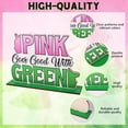 thumbnail image 3 of 4 Pcs Witch Theme Party Decorations Wooden Table Centerpieces Pink and Green Party Tabletop Supplies for Birthday Movie Party Decor$$Electronics Accessories, 3 of 7