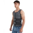 thumbnail image 3 of Men Neoprene Body Shaper Waist Trainer Suit Slimming Vest Weight, 3 of 8