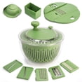 thumbnail image 1 of Centrifugadora para ensaladas SUSTEAS, grande, 4,25 cuartos de galón, con 5 cuchillas y colador, 1 of 8