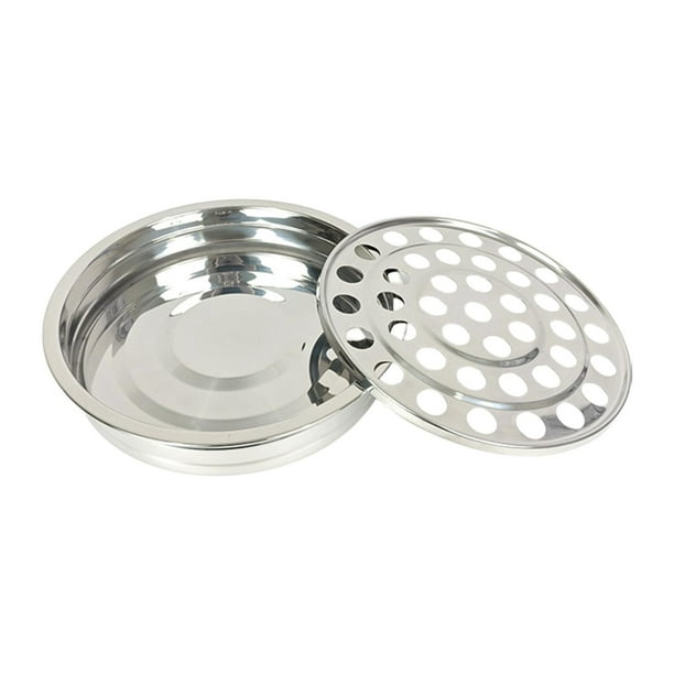 Bandeja de comunión, soporte para copas de comunión, centro de mesa apilable de acero inoxidable. 40 hoyos