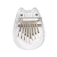 thumbnail image 1 of RKSTN Finger Piano Transparent Cats 8-tone Mini Thumb Piano Finger Exercise Tool, 1 of 8