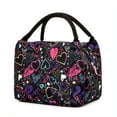 thumbnail image 1 of Portable Lunch Thermal Bag Printed Large Capacity Lunch Bag Used To Store Food, 1 of 11