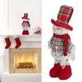 thumbnail image 4 of Christmas Plush, Innovative Flannel Material Snowman Decorations  For Gifts For Holiday Decorations Snowman, 4 of 8