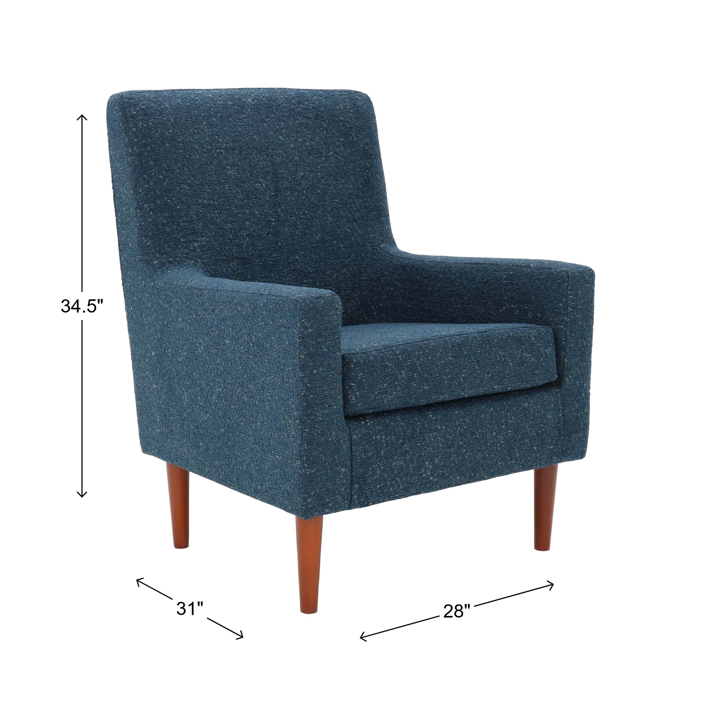 Mainstays Emma Lounge Chair, Newlyn Denim