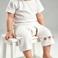 thumbnail image 2 of Loopsun Kids Boys Girls Summer Soft Breathable Elastic Waist Casual Split Crotch Shorts, 2 of 4