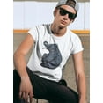 thumbnail image 2 of Smartprints Mens Graphic Tee - Lovely Elephant, Cute Animal - Regular Fit 100% Cotton, 2 of 4