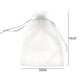 thumbnail image 4 of 100 Uds Bolsas Protección Frutas Cultivo Malla Reutilizable Accesorios Jardín () Blanco, 4 of 4