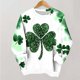 thumbnail image 4 of Camisetas de Halloween para Mujeres con Estampado Divertido, Cuello Redondo Suelto de Manga Larga Top Casual para Otoño Invierno, 4 of 6