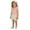 Beige, variant on Girls Ruffle Sleeveless Top for Toddlers and Kids - Casual Blouse for Everyday Play and School Outings