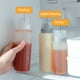 thumbnail image 4 of Toystoory Botella exprimible de 5 orificios, a prueba de polvo, lavable a mano, recargable, para condimentos, cocina, restaurante, contenedor para Picnic Cocina y Comedor Blanco 350ml Toystoory HA063280-02B, 4 of 6