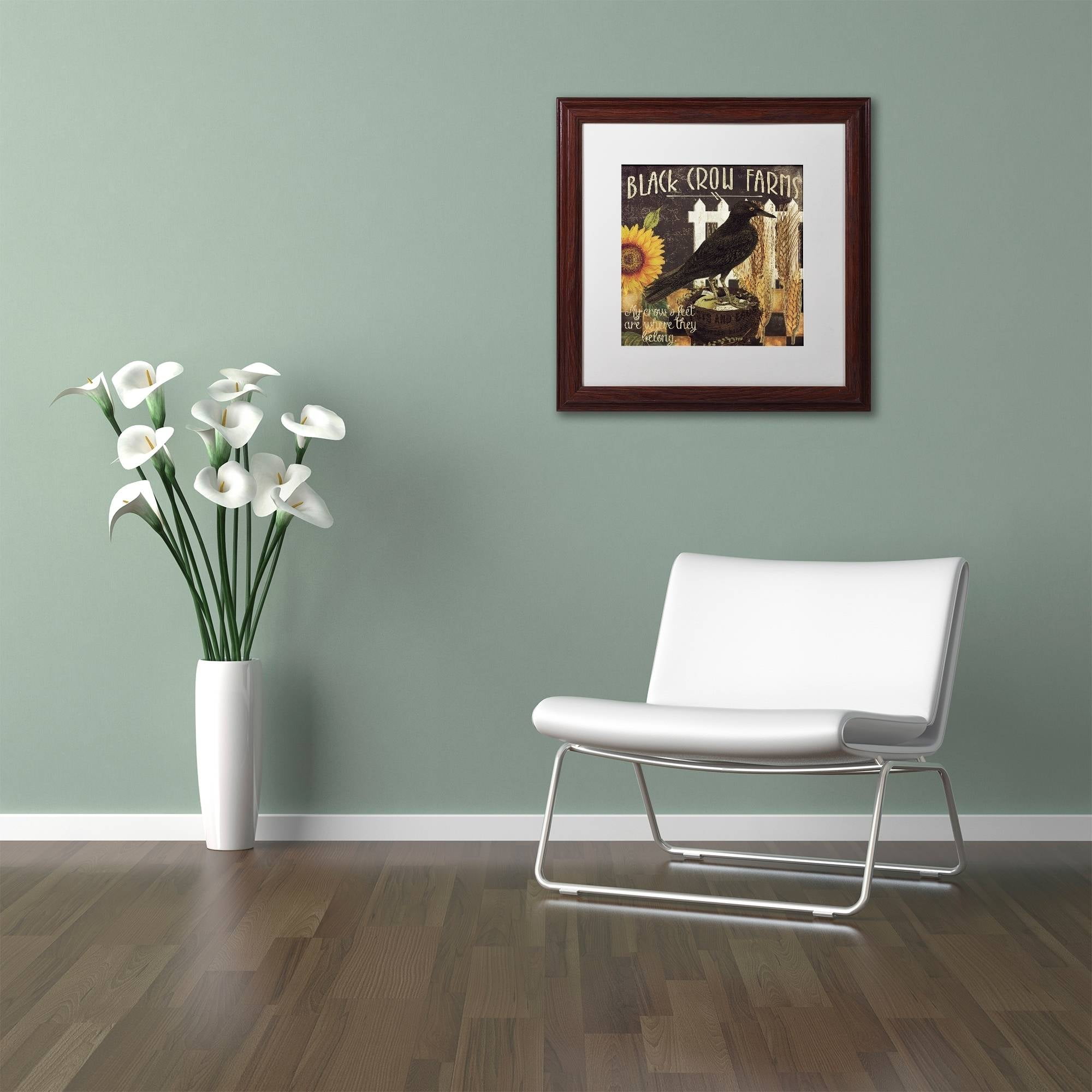 Trademark Fine Art "Vermont Farms X" Canvas Art by Color Bakery White Matte, Wood Frame