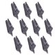 thumbnail image 1 of 10 pinzas para lona, pinzas para toldo con forma de cocodrilo, pinzas para tienda de campaña, pinzas para tensar tiendas de campaña para exteriores (negras), 1 of 7