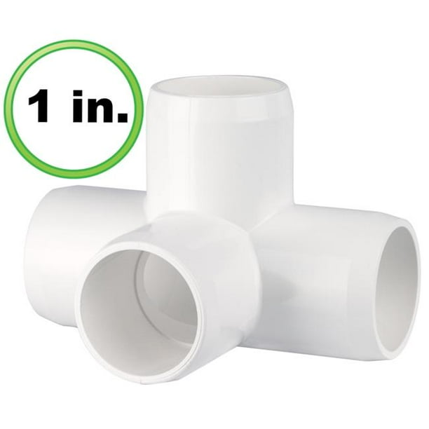 1 in. 4 Way LT PVC Pipe Fitting Green
