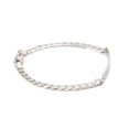 thumbnail image 2 of Pulsera Esclava Barbada Con Dije 6mm Hombre 20cm Plata .925 Ametrinaa PMPU0015, 2 of 5
