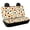 Ladybug Daisy Pattern, variant on POLERO White Horse Orange Floral Non-Slip Back Seat Protectors for Car Interior Travel, Waterproof Car Seat Covers Durable Rear Bench Seat Cover
