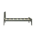 thumbnail image 4 of Plank+Beam Solid Wood Twin Bed Frame with Headboard, Modern Platform Bed for Adults, White, 4 of 8