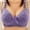 Purple, variant on WQJNWEQ Clearance Wireless Bras for Women Support Fashion Wire Free Bowknot Printing Comfortable Push up Hollow out Bra Underwear