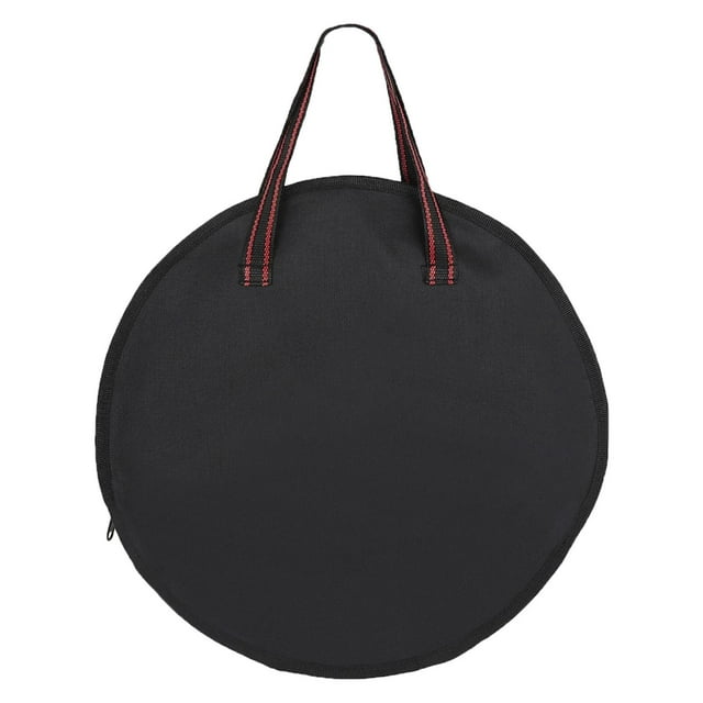 Bunblic Sac de Batterie Idiot 14 Pouces Sac de Rangement Sac de Batterie pour Rangement de Batterie Passionné de Musique Rayure Rouge